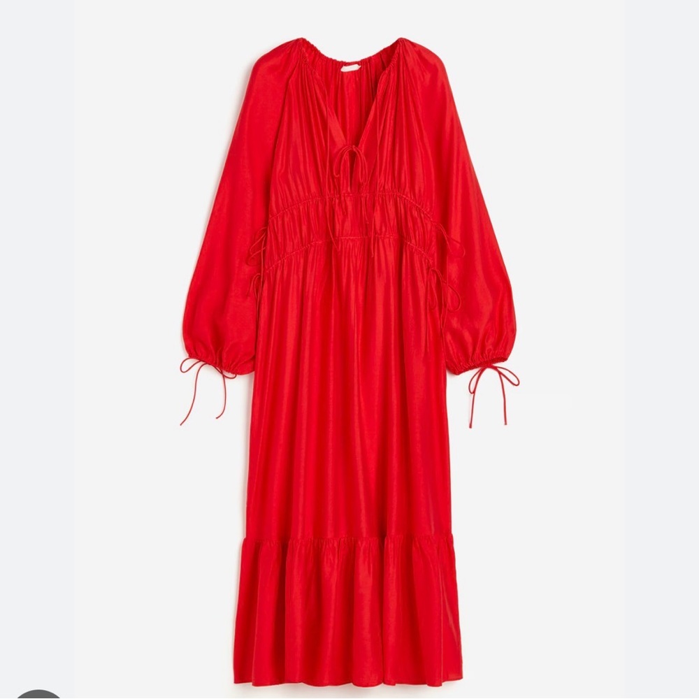 H&M Drawstring Maxi Dress